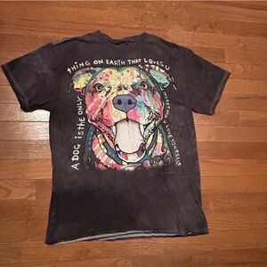 3D Tees Pit Bull Tie Dye Size M Shirt